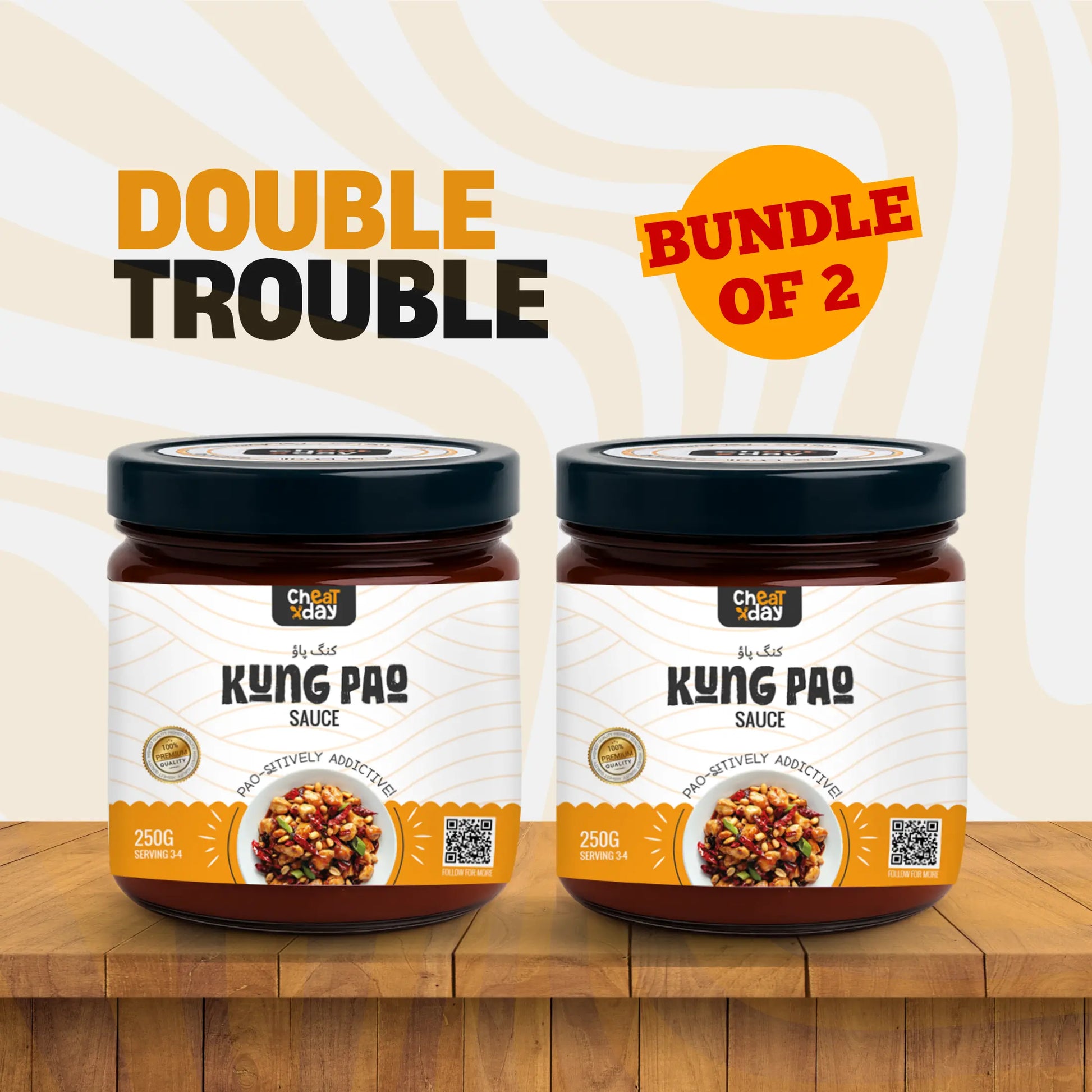 Kung Pao  - Double Trouble Pack Of 2 Bottles